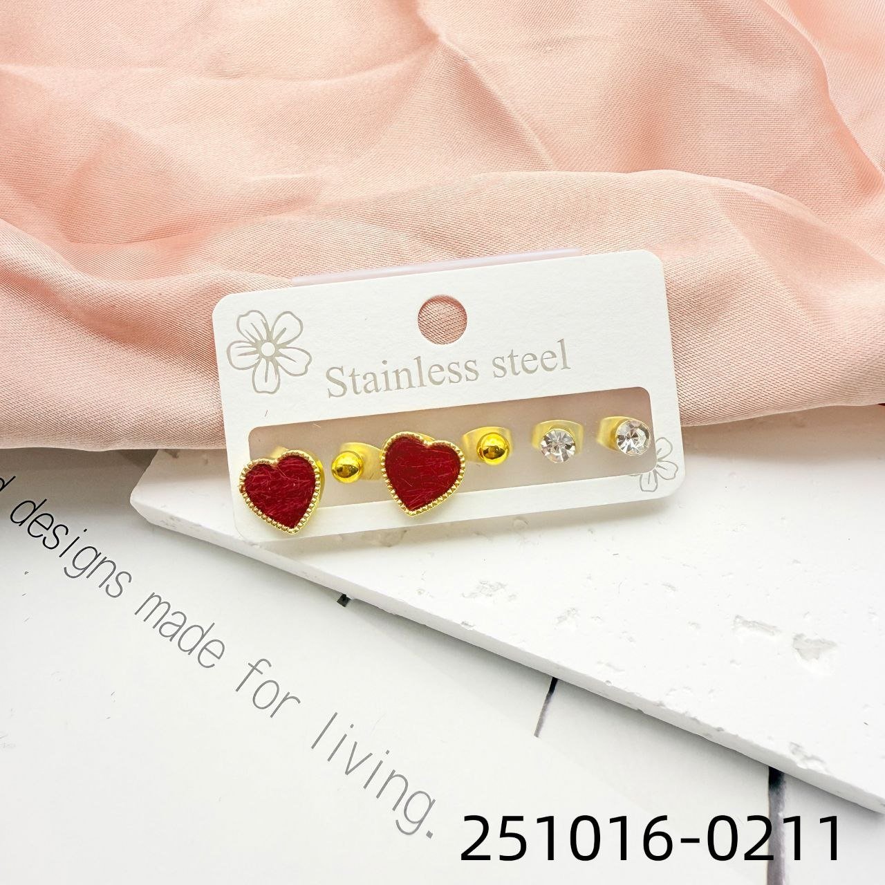 IMG_20260409_121645_795 STEEL SET EARRINGS - Image 1