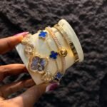 LUXURY VCA WATCH SET - BLUE