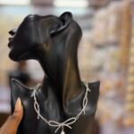 BOW PEARL NECKLACE