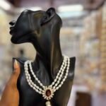 ORANGE PEARL NECKLACE