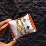 BLUE VINTAGE WATCH