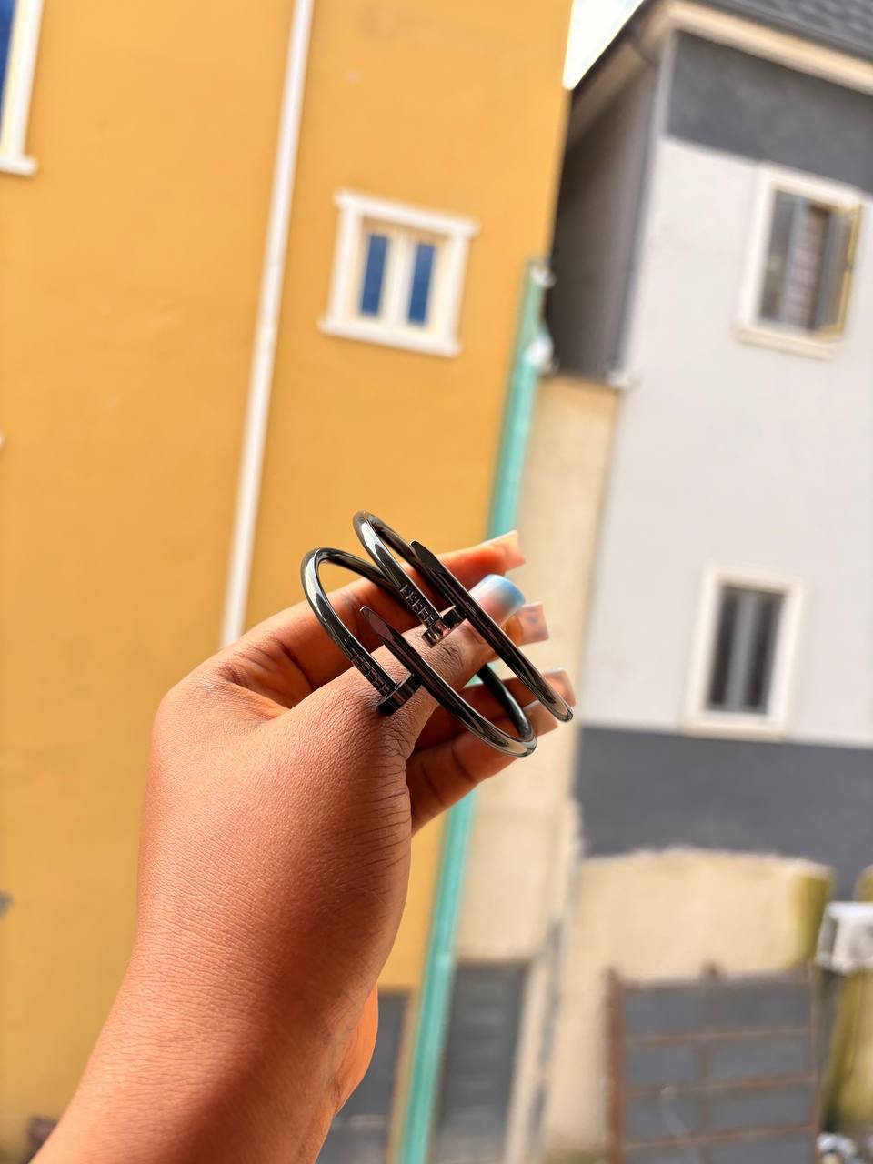 img_1529 BLACK CARTIER BRACELET - Image 1